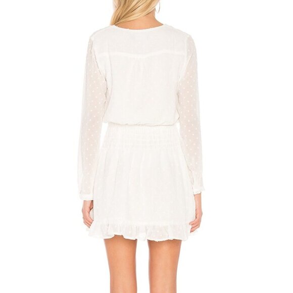 MINKPINK x Revolve Julette Smocked Swiss Dot Dress - Picture 3 of 8